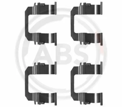 	 A.B.S. 1275Q  комплект принадлежности, дискови накладки  задна ос на Isuzu,Opel