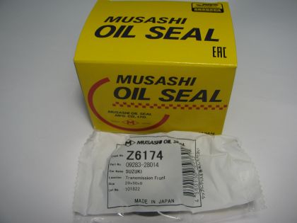 Семеринг AS 28x50x8 NBR Musashi Z6174, скоростна кутия (първичен вал) на Suzuki OEM 09283-28014