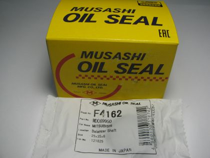 Oil seal AS 25x35x6 R NBR Musashi F4162, differential of  Hyundai,Mitsubishi,transmission of Mitshubishi ОЕМ MD069950