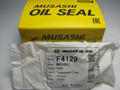 Семеринг AS 32x45x8 Musashi F4129, скоростна кутия на Hyundai,Mitsubishi ОЕМ MH034067