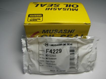 Oil seal AS 30x42x8/8.4 R NBR Musashi F4229, camshaft of Mitsubishi ОЕМ MD152603