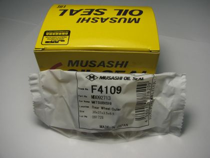 Oil seal ADS-S 30x37x3.5/6.5 Musashi F4109,  differential of Mitsubishi  OEM MB092713