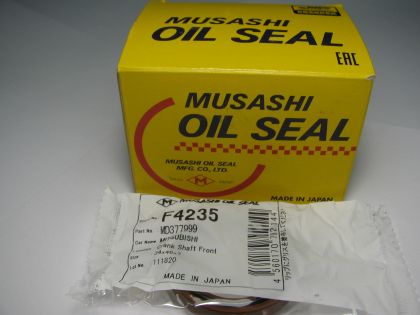 Oil seal AS 34x46x7 R Silicone Musashi F4235, front crankshaft of Mitsubishi ОЕМ MD377999