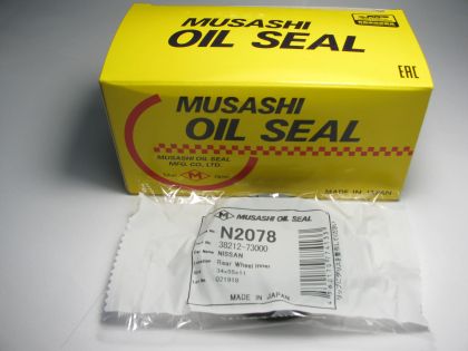 Oil seal UES-3 34x55x11 NBR Musashi N2078, rear wheel hub of Nissan OEM 38212-73000