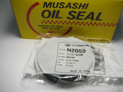 Oil seal UES-3 35x64x13 R NBR Musashi N2059, differential of Nissan ОЕМ 38189-A6100