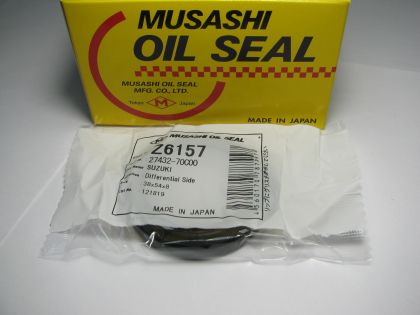 Семеринг AS 38x54x8 NBR Musashi Z6157, диференциал (полуос вътрешен) на Suzuki  OEM 27342-70C00