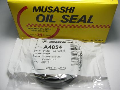 Oil seal UES-9 40x58x8/11.5 R Musashi F4854, differential of Honda 91206 PX5 003/5