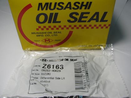 Семеринг AS 40x62x8 W NBR Musashi Z6163, преден диференциал (пиньон) на Suzuki OEM 09283-40029