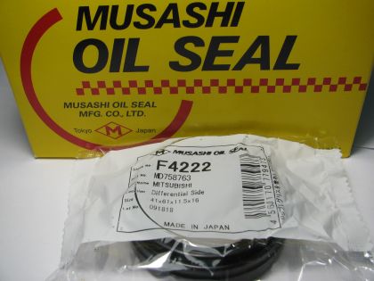 Oil seal UES-89 41x61x11.5/11 W NBR Musashi F4222, differential of  Mitsubishi OEM MD758763