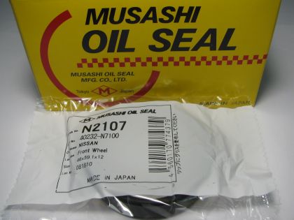 Oil seal KES-1 46x59.1x12 NBR Musashi N2107, wheel hub of Nissan OEM 40232-N7100