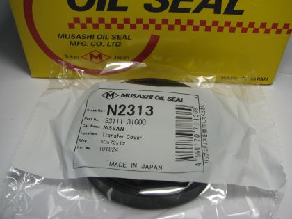 Oil seal A-DUO 50x72x12 MBR Musashi N2313, oil pump, transfer case of Nissan OEM 33111-31G00