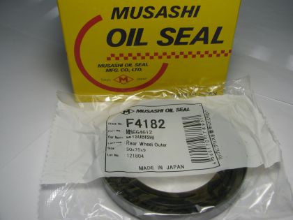 Oil seal BS 50x75x9 NBR Musashi F4182, wheel hub of  Mitsubishi OEM MB664612