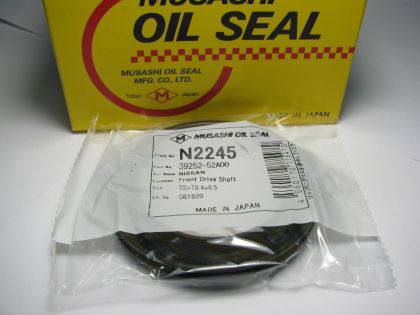 Семеринг SFS-S 52x78.4x9.5 NBR Musashi N2245, предна ос на Nissan OEM 39252-52A00