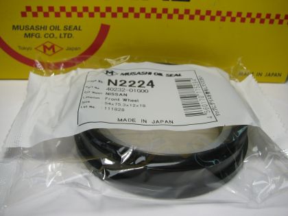 Семеринг UES-259 54x75.3x12/18 NBR Musashi N2224, предна главина на Nissan OEM 40232-01G00