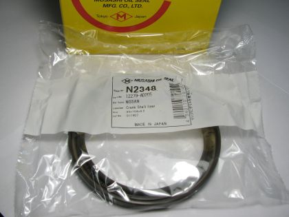 Oil seal AS 84x104x8.5 L-left helix,  Viton Musashi N2348, crankshaft rear of Infiniti,Nissan,Renault,Renault Truck 12279-AD205