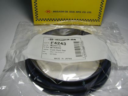 Oil seal KES-S 90x114x10.5/17 Silicone Musashi F4243, crankshaft rear of Mitsubishi ОЕМ ME202115