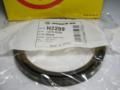 Семеринг AS 84x104x11 L Viton Musashi N2289, колянов вал (заден) на Nissan, OEM 12279-85Y00