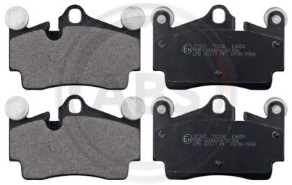 A.B.S.  37365  Brake Pad Set, disc brake for rear axle of Audi;Porsche;VW,4L0698451D, 7L0 698 451