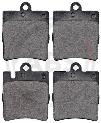 A.B.S.  37022  Brake Pad Set, disc brake for rear axle of Mercedes-Benz 002 420 52 20; 003 420 28 20