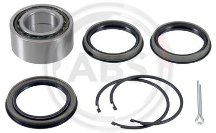 Wheel bearing kit A.B.S. 200255  for front axle of Nissan 4021050Y00, 4021050Y05, 713 6130 40, VKBA3201, R168.30