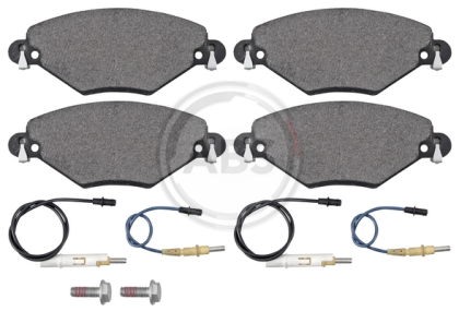 A.B.S. 37277 комплект дискови спирачни накладки, дискови спирачки за предна ос на Citroen 1611456480, 1617257180