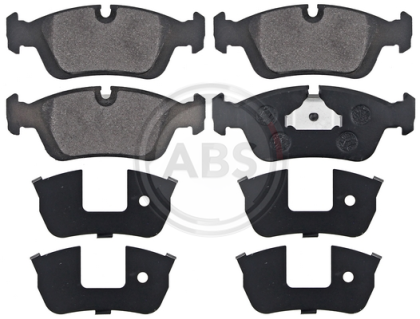 A.B.S. 36678 brake pad set, disc brakes for front axle of BMW