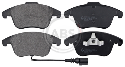 A.B.S. 37612 brake pad set, disc brake for front axle of Audi, Fiat, Seat, VW,5N0698151A, 5N0 698 151B