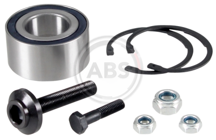 Wheel bearing kit  A.B.S. 200016 for front axle of Audi,Skoda,VW, 4B0 498 625, 4B0498625,713 6100 80,VKBA 1355,R157.24