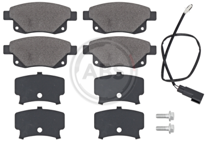 A.B.S. 37560 дискови спирачни накладки, дискови спирачки за задна ос на Ford 1371454, 1433958
