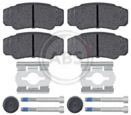 A.B.S. 37333 brake pad set, disc brake for rear axle of Citroen,Fiat,Peugeot,4252.47, 4252.46