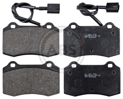 A.B.S. 37041 brake pad set, disc brake for front axle of Alfa Romeo,Fiat,71770978, 77362227