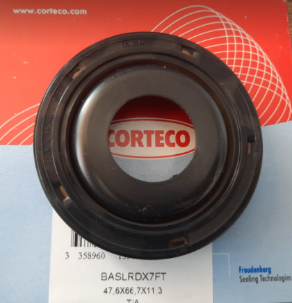 CORTECO  15015977B   BASLRDX7FT Simmerring (ASW RD-дясна посока)  47.6x66.7x11.3 PTFE разпределителен вал FORD TRANSIT