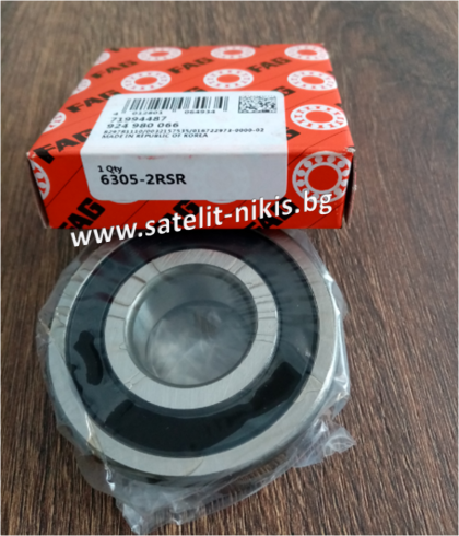 Bearing  6305-2RSR (25x62x17) FAG/Germany, CNH 134736A1,Claas 238373.0,John Deere JD9467,New Holland 105892