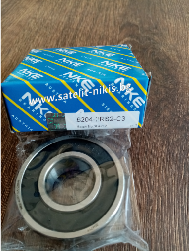 Bearing   6204 2RS2-C3 NKE