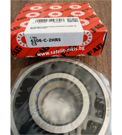 Bearing 6306-C- 2HRS-C3 FAG, JD7689 JOHN DEERE , 9902890281 FORTSCHRITT , AZ38467 JOHN DEERE,238322 , 2383220 CLAAS,D41624800  , 1440508X1 MASSEY FERGUSON