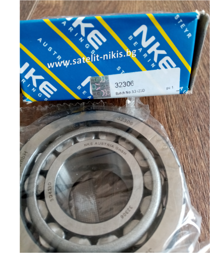 Bearing   32306  (30x72x28.75) NKE/Austria, JOHN DEERE 37015; MAN 06 32490 2800,06 32499 0112, 34 93420 0002, 88 93420 6010, A0 02343 2306 , A0 77232 0600; MASSEY FERGUSON 1820418M1,1829418X1; MERCEDES BENZ 000 981 9505,000720 032306, 001 981 8305, 001 98