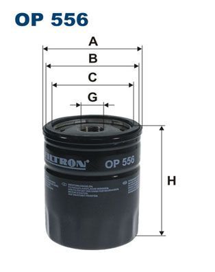 Маслен  филтър  FILTRON OP 556 