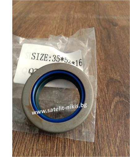 Oil seal COMBI SF6  35x52x16 NBR,  for differential of CARRARO 125944, DANA 3428521M1,3428521M2,LANDINI 3428521M2,MASSEY FERGUSON 040936R1,3428521M1,3428521M2, VALTRA KH1209