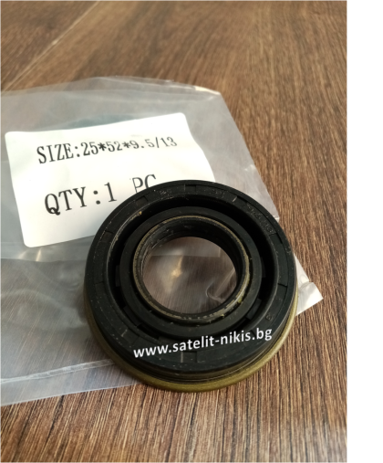 Oil seal (CASSETTE)    25x52x9.5/13 NBR  KDIK/China