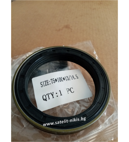 Kassette  RWDR-K7 Simmerring  75x100x13/14.5 NBR  KDIK/China ,  JOHN DEERE DE30707, ZF 0734319723