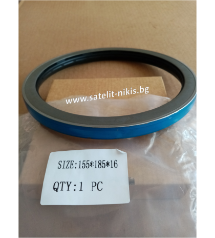 Oil seal (KASSETTE) 155x185x16 NBR KDIK/China 