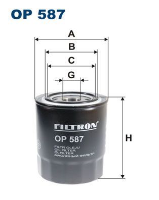 Маслен  филтър  OP 587 FILTRON