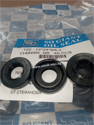 Oil seal  TCV (122) 12x24x6/6.5 NBR SOG/TW , for hydraulik pumps,motors and hydrodynamic couplings