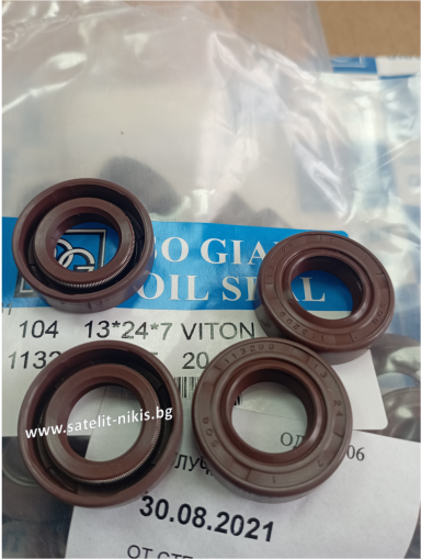 Oil seal   AS 13x24x7 Viton SOG/TW