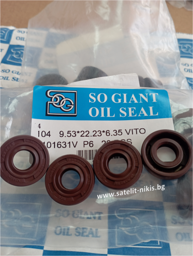 Oil seal   AS 9.53x22.23x6.35 Viton SOG/TW