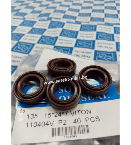 Oil seal   A-DUO 15x24x7 Viton SOG/TW