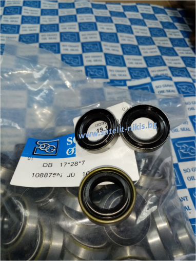 Oil seal   B-DUO  17x28x7 NBR SOG/TW