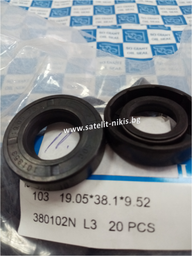 Oil seal   A 19.05x38.1x9.52 NBR SOG/TW