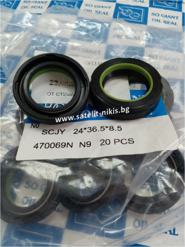 Oil seal   SCJY 24x36.5x8.5 Nylon + NBR SOG/TW