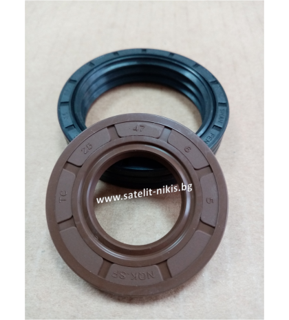 Oil seal   AS 25x47x6 Viton NQK.SF/China